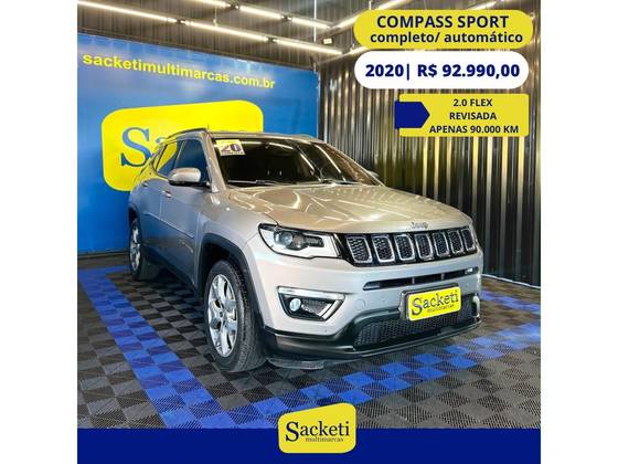 JEEP COMPASS 2.0 16V FLEX SPORT AUTOMÁTICO